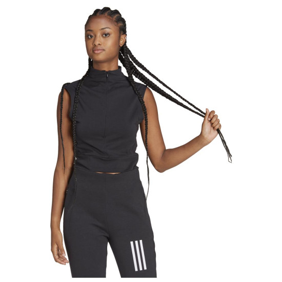 Adidas Γυναικεία αμάνικη μπλούζα Crop Mission Victory